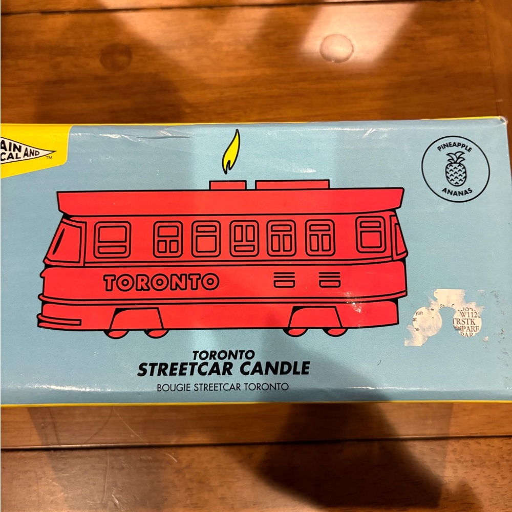 Toronto Streetcar Candle